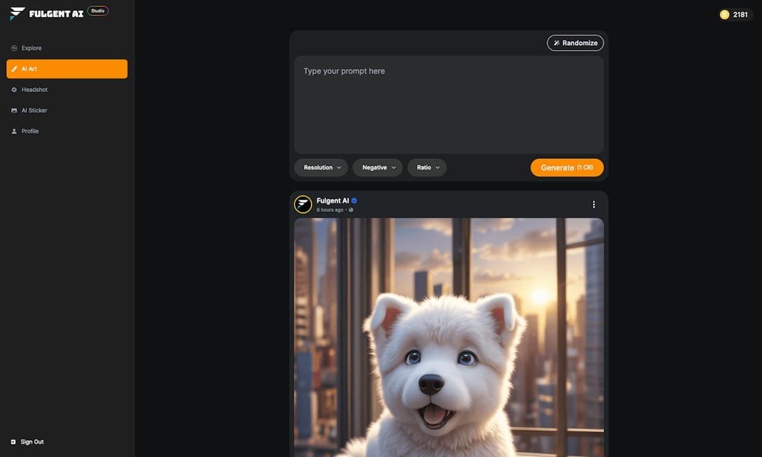Fulgent AI screenshot