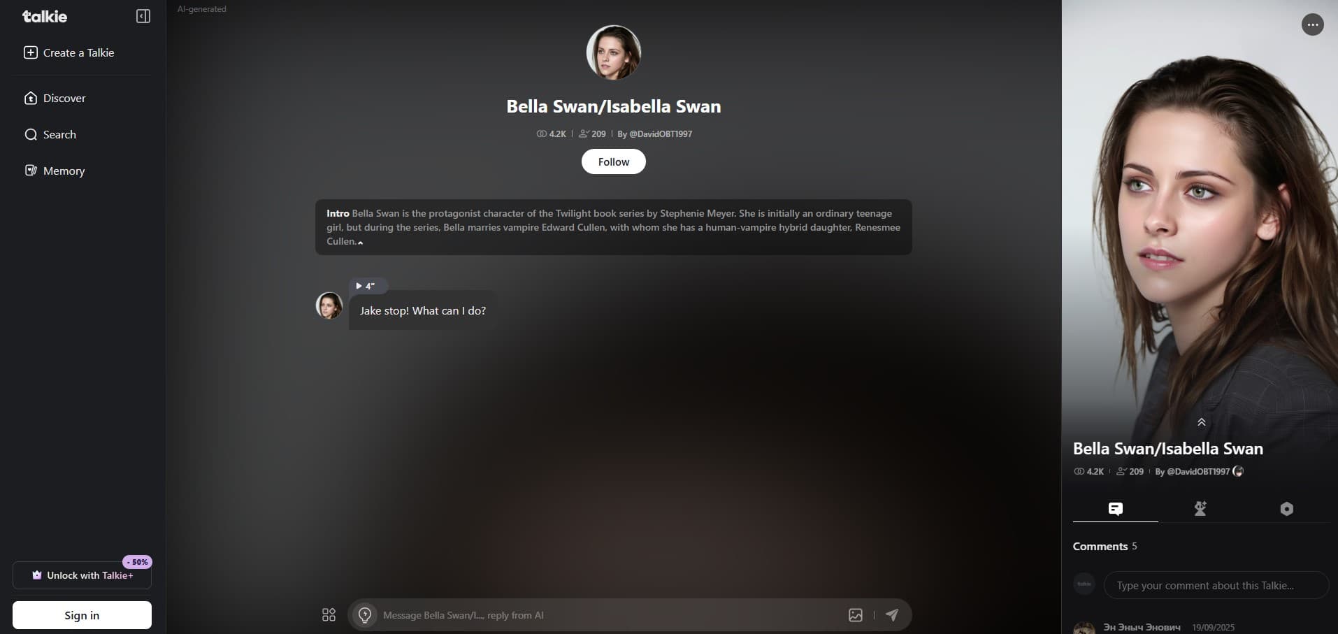 Talkie AI thumbnail 3